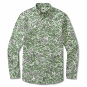 Men's 'Bountiful Years' 1920s Vintage-Style Long Sleeve Shirt