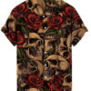 Gothic Skull Camp Shirt